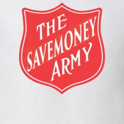 The Save Money Salvation Army Parody T-shirt 33436290