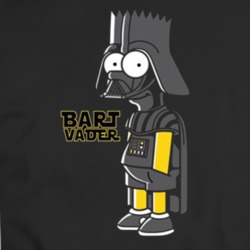 Bart Vader Darth Vader Parody T Shirt 34119911