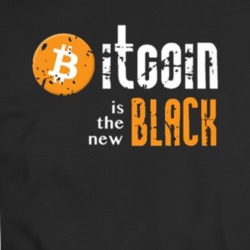 Bitcoin Is The New Black Parody T Shirt 34119915