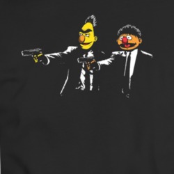 Bert Fiction Pulp Fiction Parody T Shirt 34119918