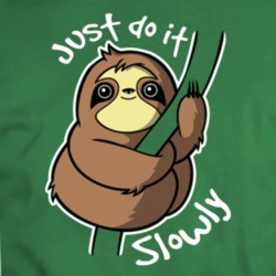 Just Do It Slowly, I Can't Do It Parody T Shirt 34251729