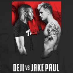 Jake Paul Vs Deji Fight Press Conference Stand Off Fight T Shirt 34321501