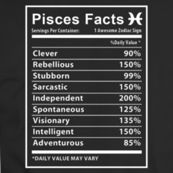 Pisces Facts Zodiac T-shirt 35156860