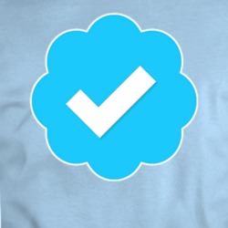 Cool Verified Twitter Instagram Logo Badge T-shirt 35215335