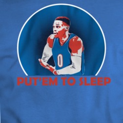 Russel Westbrook Rock The Baby To Put Them To Sleep T-shirt 35807593