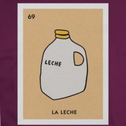 La Leche Maroon T-shirt 35861321