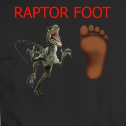 Cool Raptor Foot Raptors Foot T Shirt 36112107