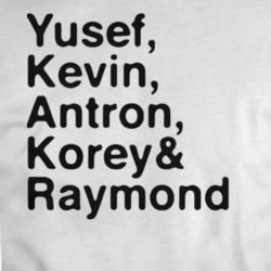 Yusef, Kevin, Antron, Korey, Raymond When They See Us Central Park 5 T Shirt 36155631