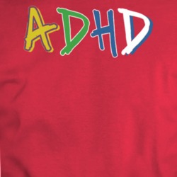Adhd Broke And Stupid Red T Shirt 36168523