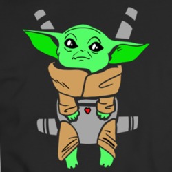 Baby Yoda Carrier Costume Fan T Shirt 36947043