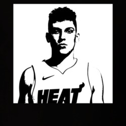 Tyler Herro Miami Heat Silhouette Fan T Shirt 38379718
