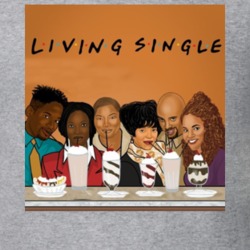 Living Single Cartoon T Shirt 38438552