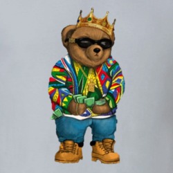 Biggie Teddy Bear Parody T Shirt 38451592
