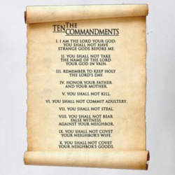 10 Commandments Scroll T Shirt 38598002
