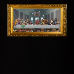Basketball Goat Last Supper Fan T Shirt 38651812