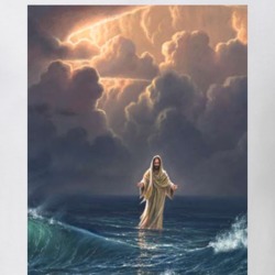 Jesus Walking On Water Cool T Shirt 38896529