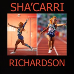 Sha'carri Richardson Pointing Finger Champion T Shirt 39002309