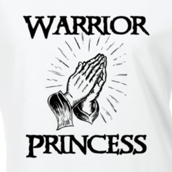 Warrior Princess Prayer Warrior Ladies T Shirt 39023115