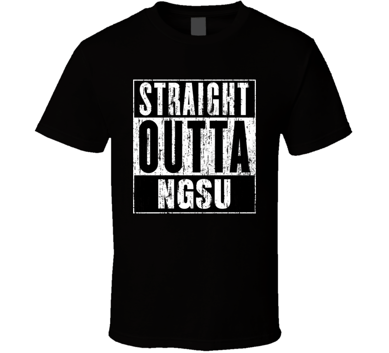 Straight Outta NGSU Unions Cool Movie Parody T Shirt