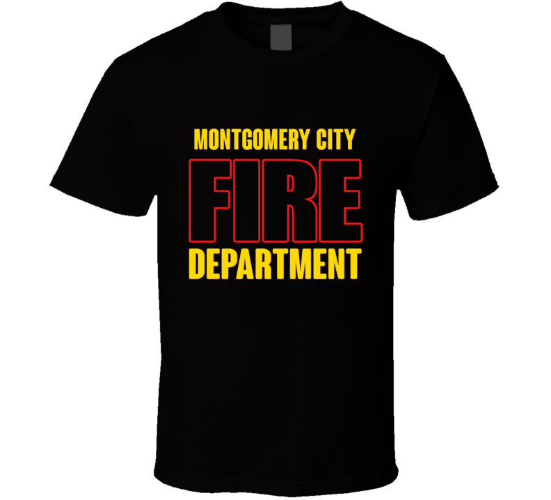 Montgomery City Fire Department Personalized City T Shirt