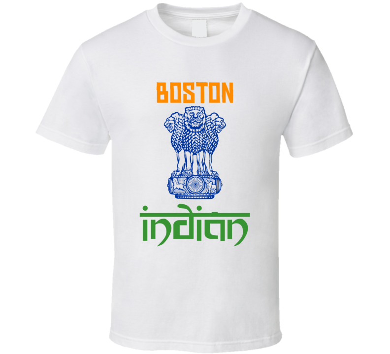 Boston Indian Custom T Shirt Boston Indian Custom T Shirt
