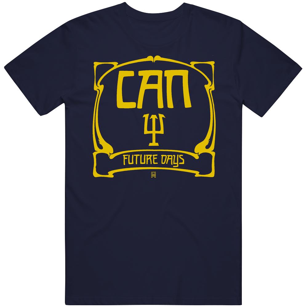 Can Future Days Album 70s Cotton Unisex Unisex Soft Cotton tee T Shirt Can Future Days Album 70s Cotton Unisex Unisex Soft Cotton tee T Shirt