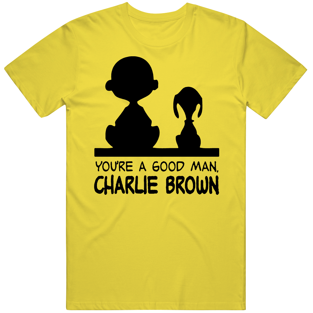 Charlie Brown Good Man Retro Vintage Daisy Yellow Cotton Unisex Soft Cotton tee T Shirt Charlie Brown Good Man Retro Vintage Daisy Yellow Cotton Unisex Soft Cotton tee T Shirt