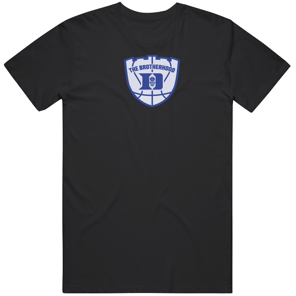 Duke Brotherhood Basketball Small Cool Fan Mens Size Large Black Unisex Soft Cotton tee T Shirt