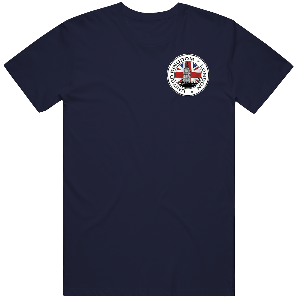 London United Kingdom Uk Country Seal Chest Crest Represent Flag Retro Unisex Soft Cotton tee T Shirt London United Kingdom Uk Country Seal Chest Crest Represent Flag Retro Unisex Soft Cotton tee T Shirt