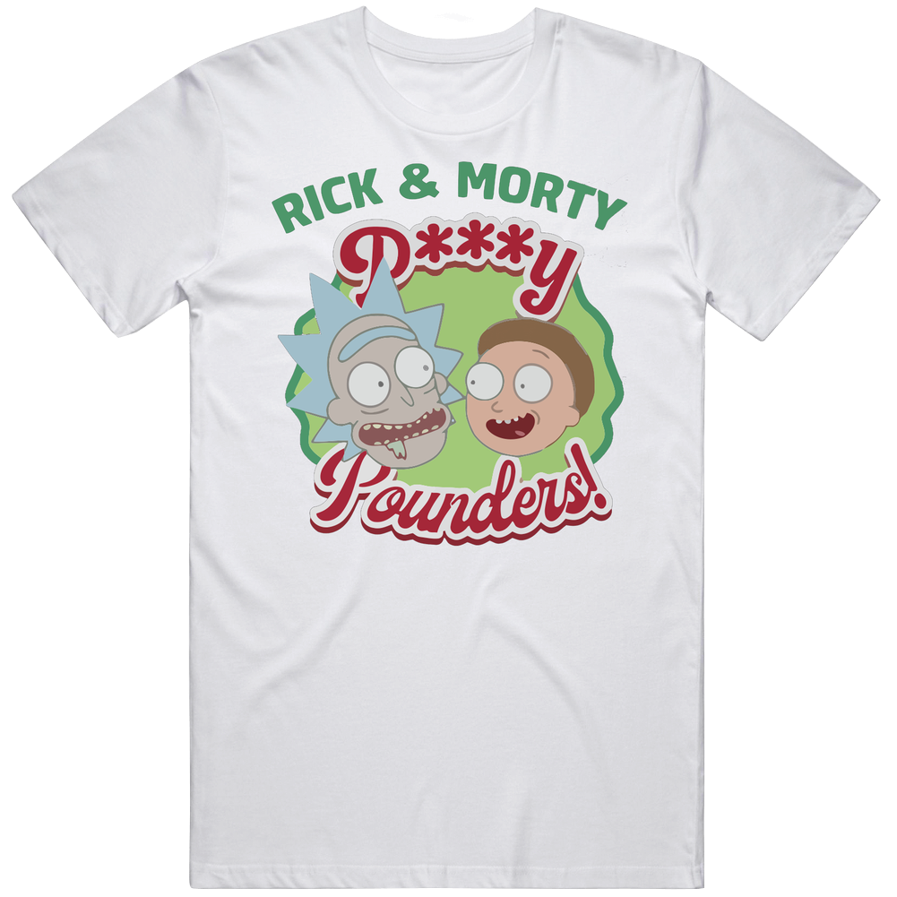 Rick And Morty Pussy Pounders Unisex Soft Cotton tee T Shirt