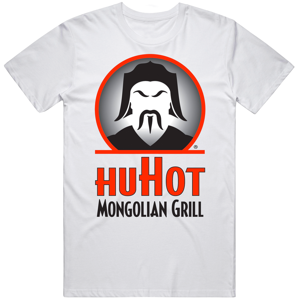 Huhot Mongolian Grill Top American Chinese Fast Food Unisex Soft Cotton tee T Shirt Huhot Mongolian Grill Top American Chinese Fast Food Unisex Soft Cotton tee T Shirt