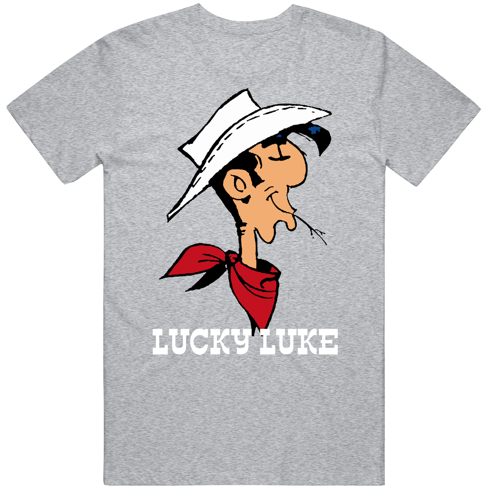 Lucky Luke Unisex Soft Cotton tee T Shirt Lucky Luke Unisex Soft Cotton tee T Shirt
