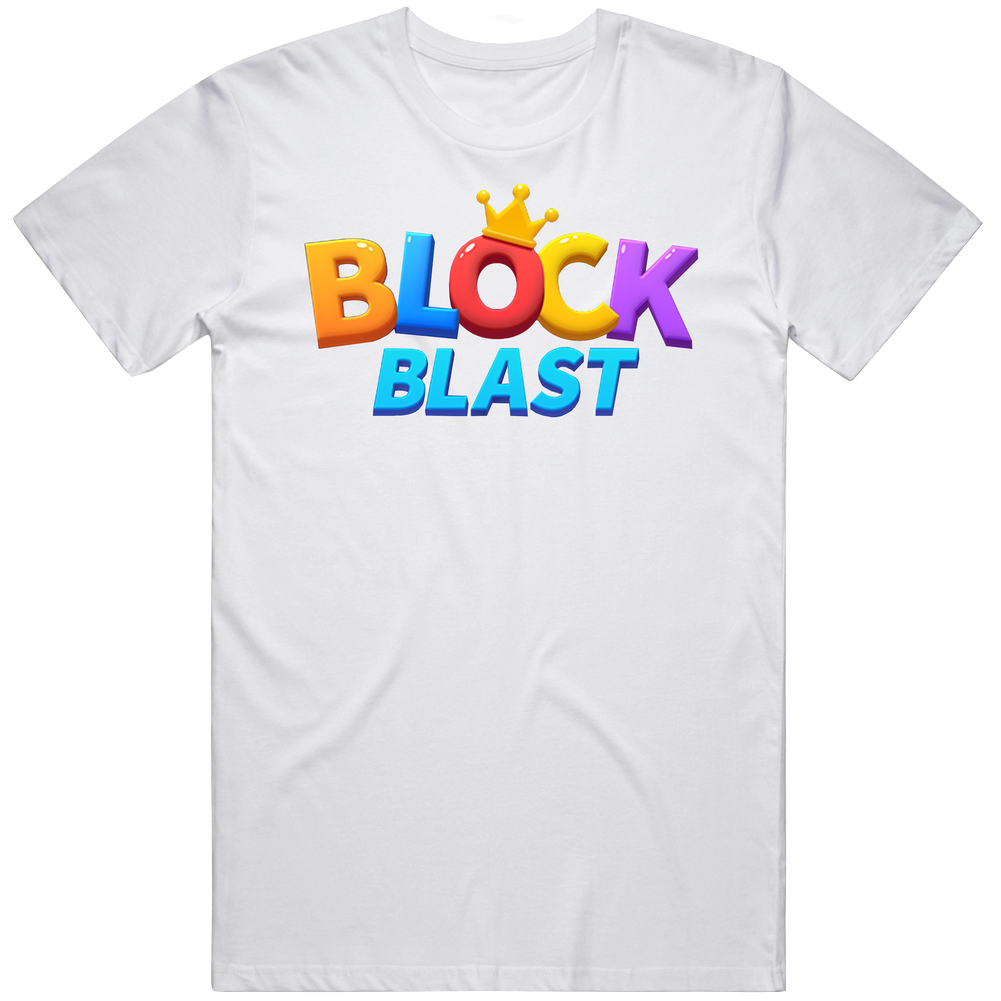 Block Blast Online Game Vintage Unisex Classic Unisex Soft Cotton tee T Shirt Block Blast Online Game Vintage Unisex Classic Unisex Soft Cotton tee T Shirt
