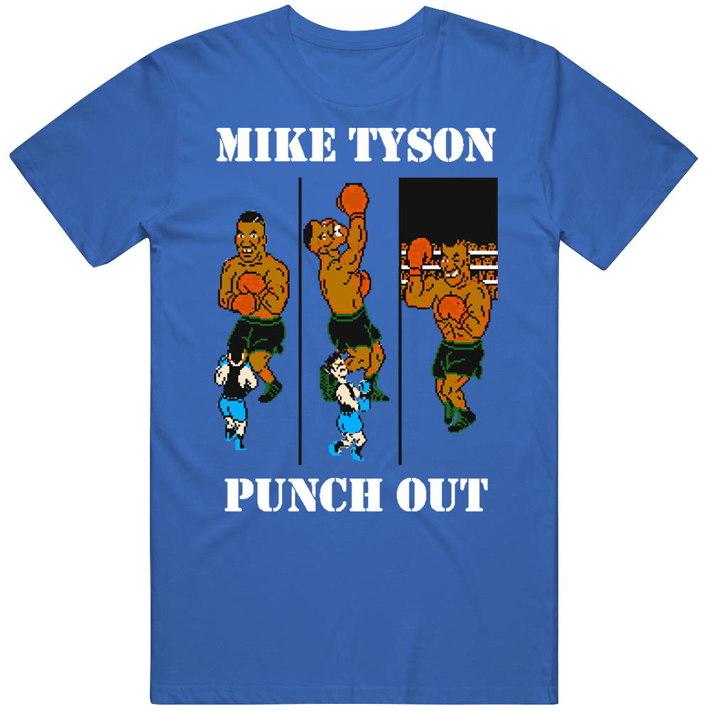 Mike Tyson Punch Out Retro Video Game Unisex Soft Cotton tee T Shirt