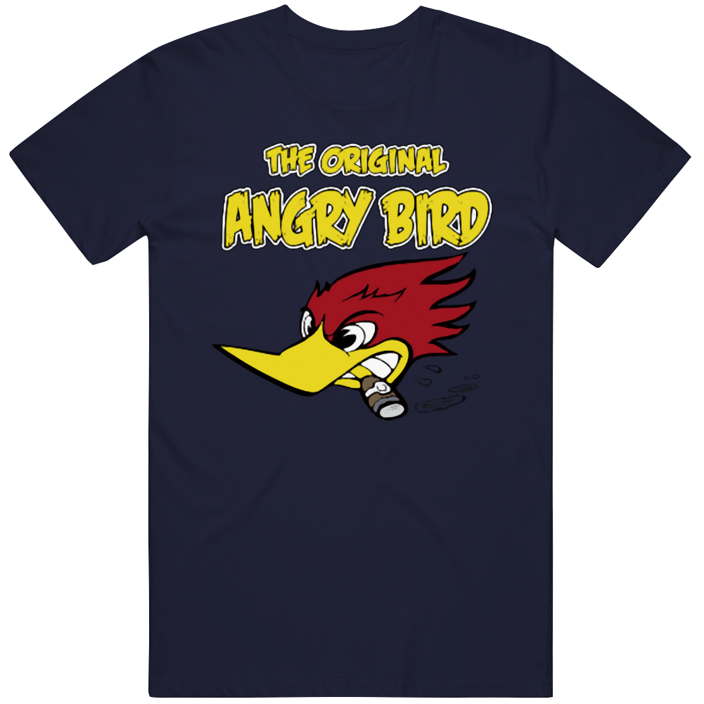 Wild Woody Woodpecker The Original Angry Bird Funny Unisex Soft Cotton tee T Shirt Wild Woody Woodpecker The Original Angry Bird Funny Unisex Soft Cotton tee T Shirt