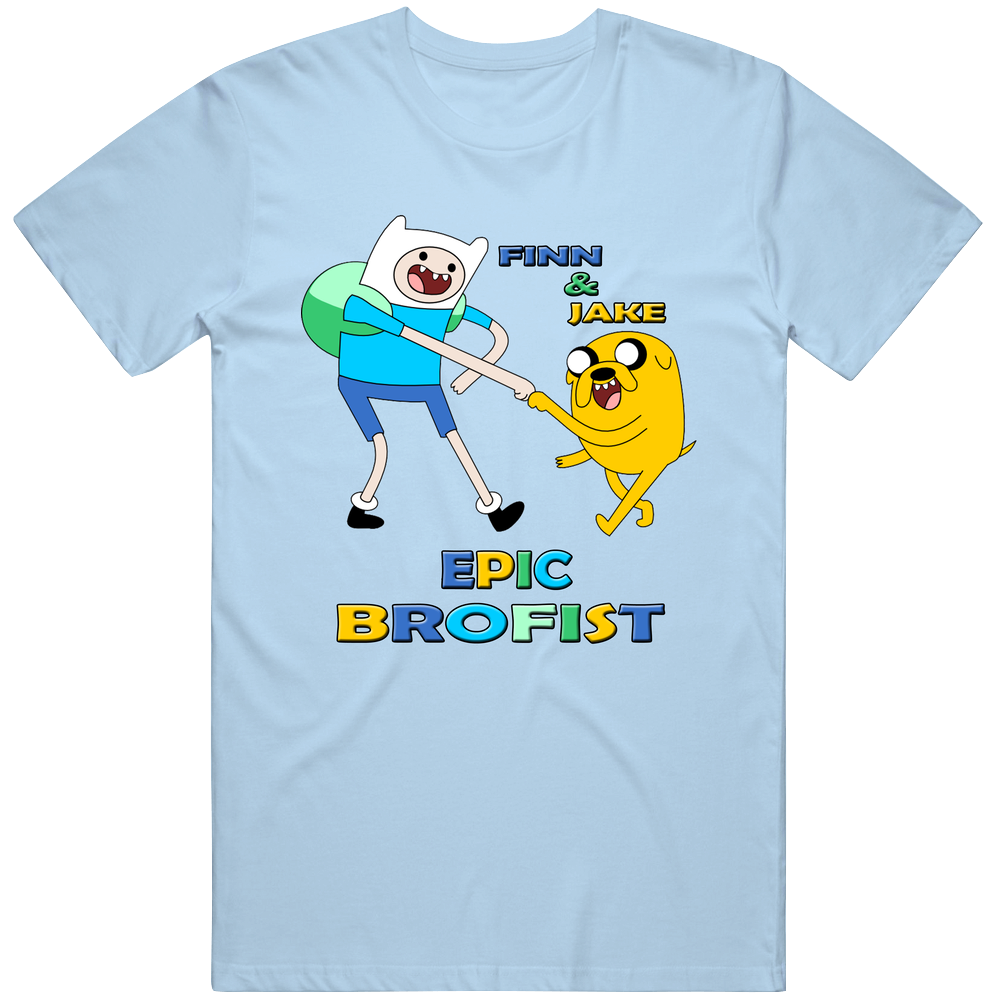 Adventuretime Brofist - Finn & Jake Unisex Soft Cotton tee T Shirt Adventuretime Brofist - Finn & Jake Unisex Soft Cotton tee T Shirt