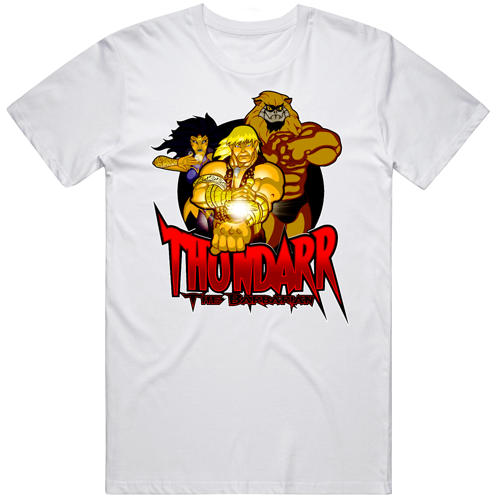 Thundarr The Barbarian Unisex Soft Cotton tee T Shirt Thundarr The Barbarian Unisex Soft Cotton tee T Shirt