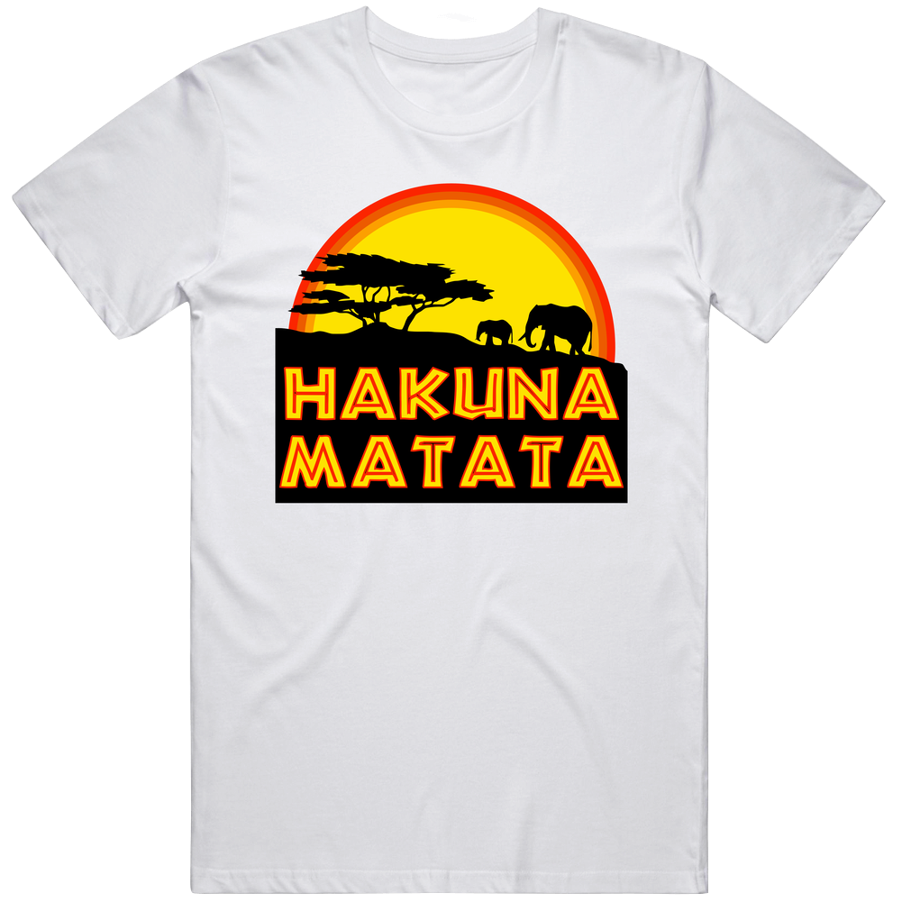 African Tree Hakuna Matata Unisex Soft Cotton tee T Shirt