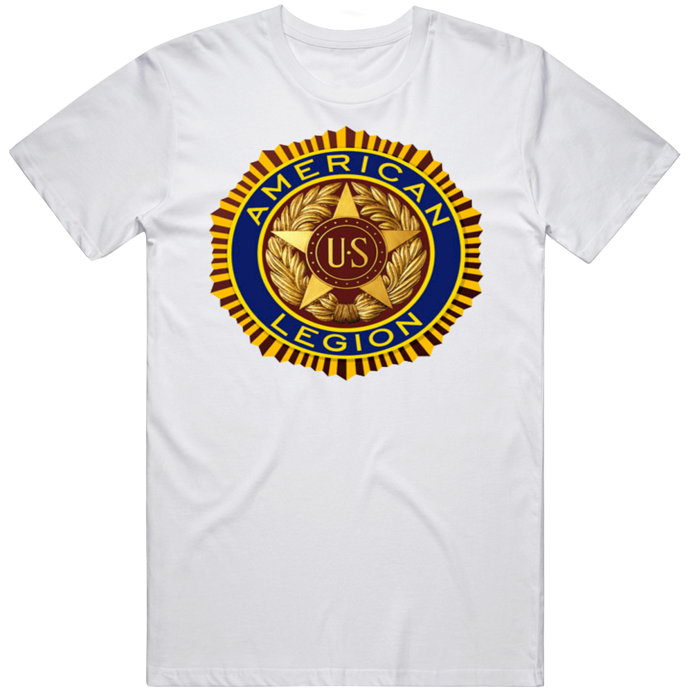 American Legion Retro Graphic Unisex Cotton White Classic Unisex Soft Cotton tee T Shirt