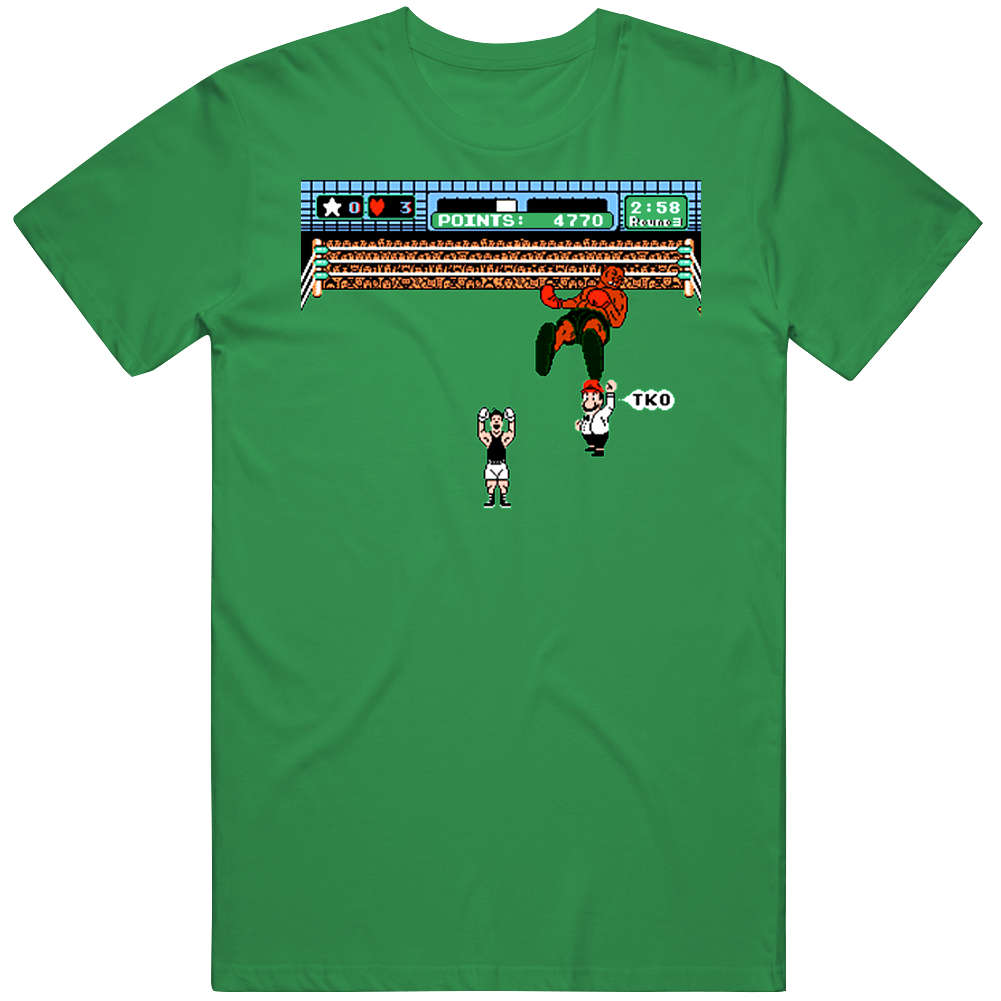 Little Mac Mike Tyson Punch Out Punchout Unisex Soft Cotton tee T Shirt Little Mac Mike Tyson Punch Out Punchout Unisex Soft Cotton tee T Shirt
