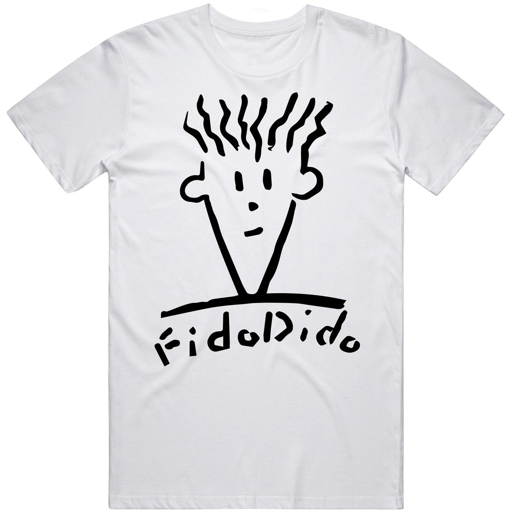 Fido Dido 80s Cartoon Character Fan Unisex Soft Cotton tee T Shirt Fido Dido 80s Cartoon Character Fan Unisex Soft Cotton tee T Shirt