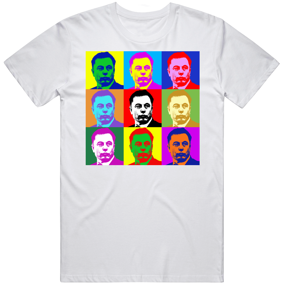 Elon Musk Pop Art Celebrities Famous People Unisex Soft Cotton tee T Shirt