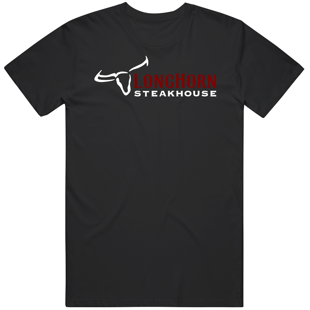Longhorn New York Steakhouse Restaurant Food Logo Cool Unisex Soft Cotton tee T Shirt Longhorn New York Steakhouse Restaurant Food Logo Cool Unisex Soft Cotton tee T Shirt