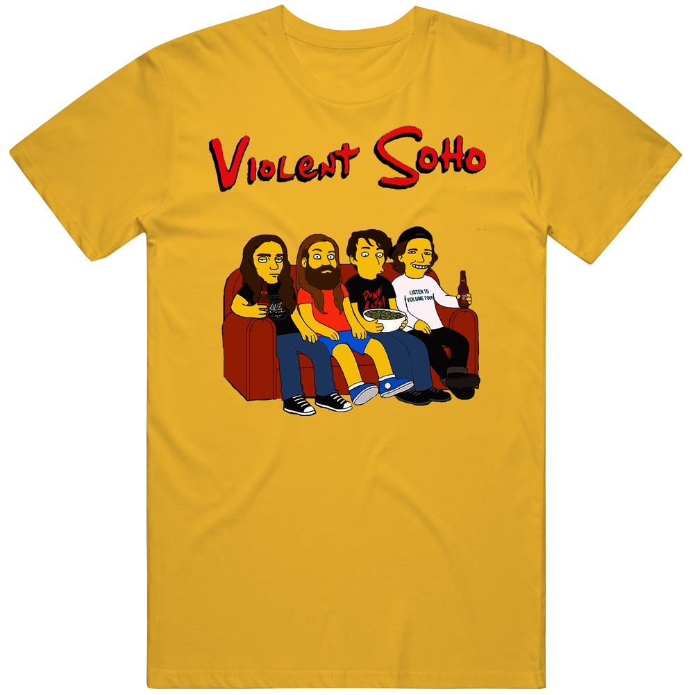 Violent Soho Hot Item Simpson Cartoon Unisex Soft Cotton tee T Shirt