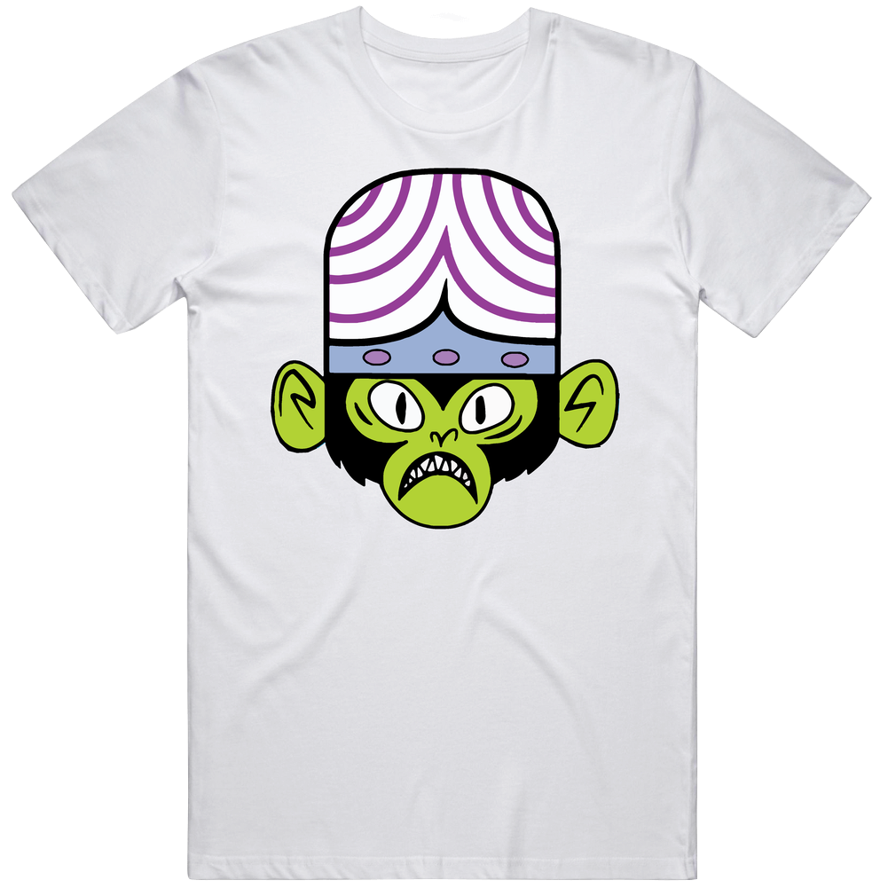 Mojo Jojo Powerpuff Girls Retro Cartoon Villain Unisex Soft Cotton tee T Shirt Mojo Jojo Powerpuff Girls Retro Cartoon Villain Unisex Soft Cotton tee T Shirt