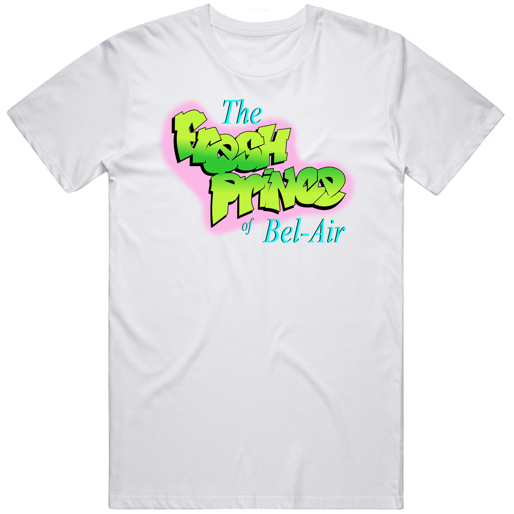 Fresh Prince Of Bel-air Logo Will Smith Retro 90s Tv Show Fan Unisex Soft Cotton tee T Shirt Fresh Prince Of Bel-air Logo Will Smith Retro 90s Tv Show Fan Unisex Soft Cotton tee T Shirt