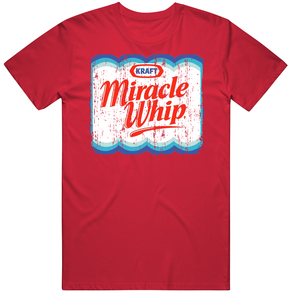Miracle Whip Logo Cool Food Gift Distressed Merch Classic Cotton Unisex Soft Cotton tee T Shirt Miracle Whip Logo Cool Food Gift Distressed Merch Classic Cotton Unisex Soft Cotton tee T Shirt