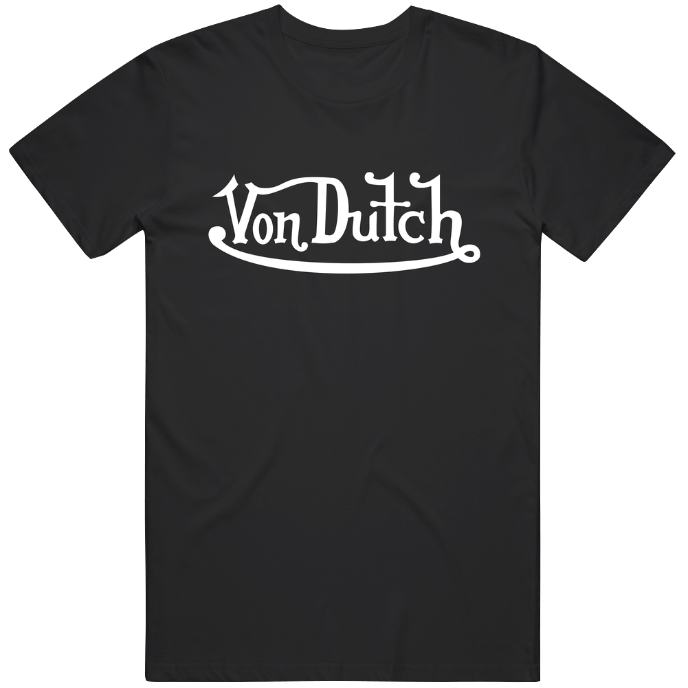 Von Dutch Retro Graphic Unisex Cotton Black Unisex Black Unisex Soft Cotton tee T Shirt Von Dutch Retro Graphic Unisex Cotton Black Unisex Black Unisex Soft Cotton tee T Shirt