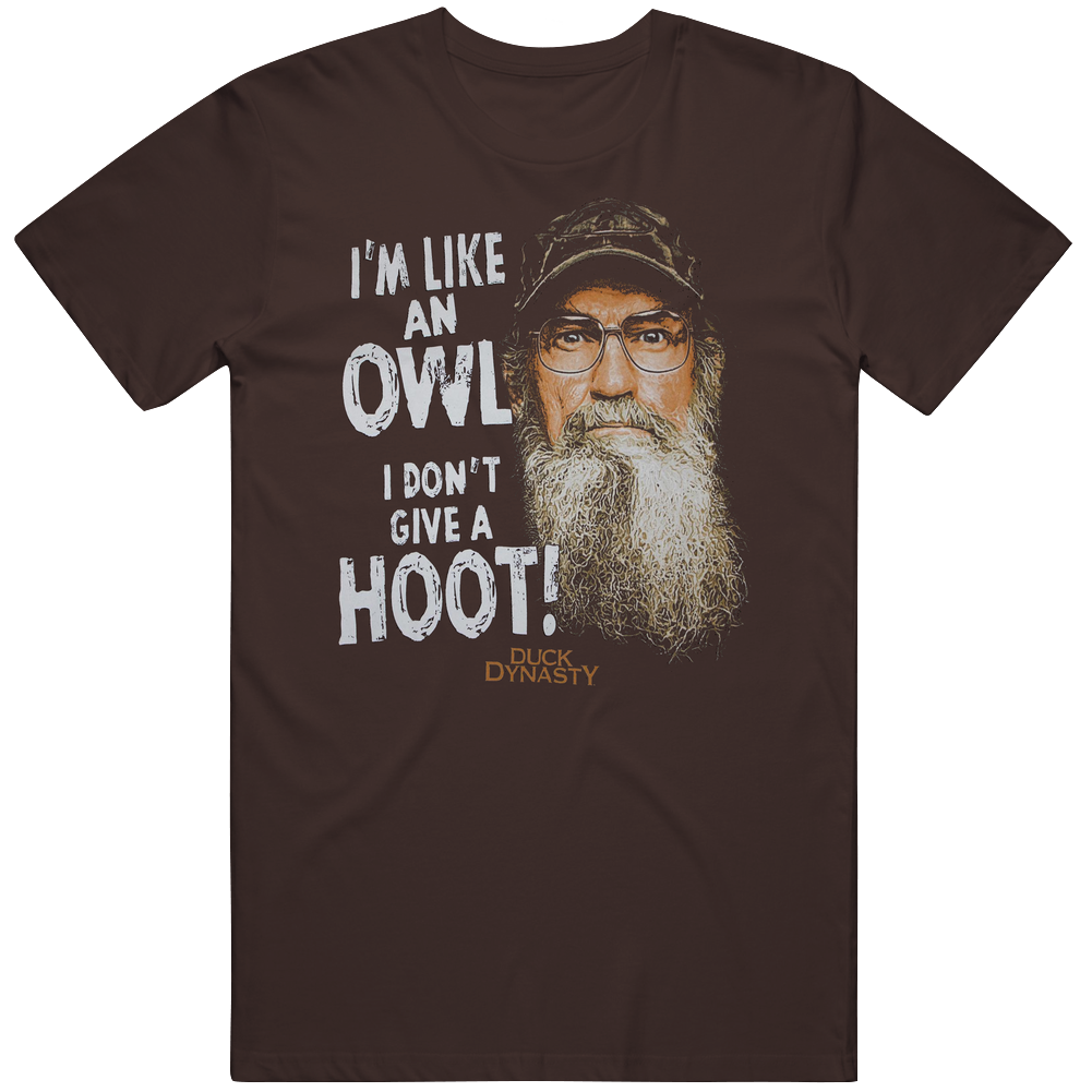 Duck Dynasty Si Robertson I Don't Give A Hoot Funny Unisex Soft Cotton tee T Shirt Duck Dynasty Si Robertson I Don't Give A Hoot Funny Unisex Soft Cotton tee T Shirt