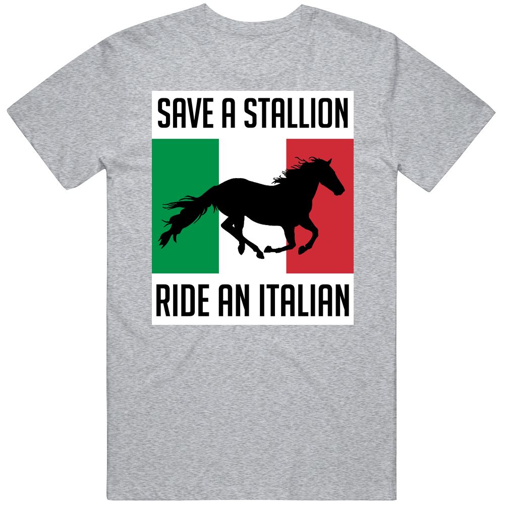 Save A Stallion Ride An Italian Hayden Christensen Unisex Soft Cotton tee T Shirt Save A Stallion Ride An Italian Hayden Christensen Unisex Soft Cotton tee T Shirt